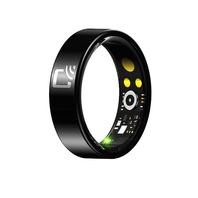 OEM-ODM Waterproof Muslim Prayer Reminder Alarm Clock App Control Alloy Short Video Control Smart NFC Ring 5-10 Days Battery