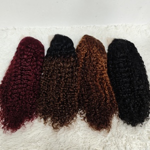 Letsfly Promotion 106$ Perruques Lace Closure 5x5 26 pouces, Cheveux Humains 100% Vierges, Bouclés Profonds Birmanes, Couleur, Vente en Gros 10A 250% - Product Image 6