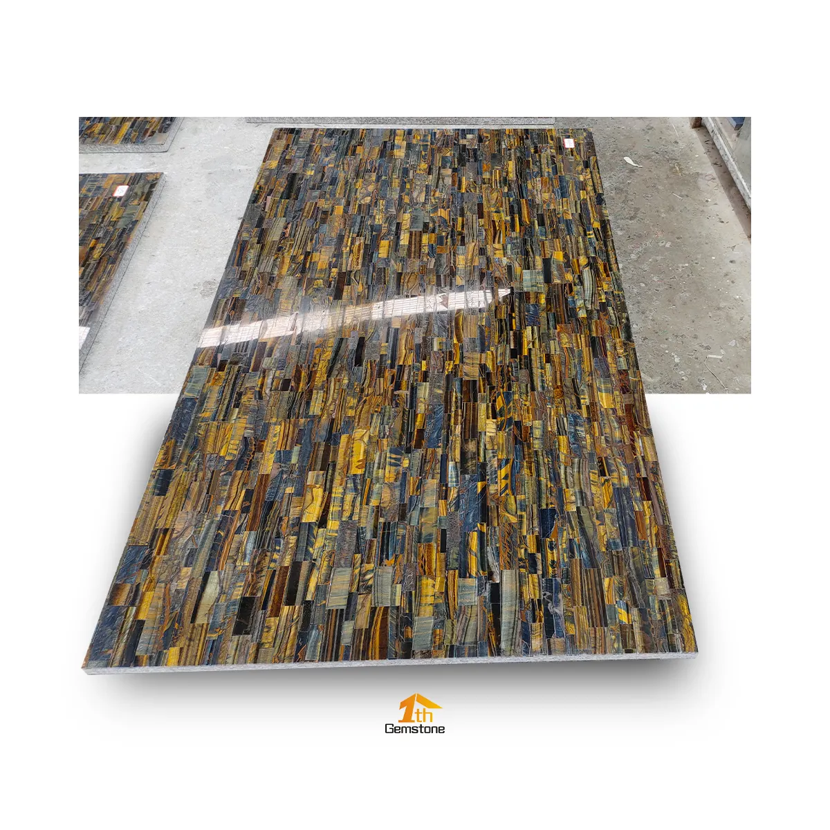 Natural Yellow Luxury Marble Granite Tiger Eye Stone Slabs For Wall Panel/Countetop