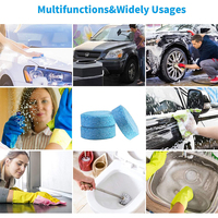 Tablettes Effervescentes Multifonctions pour Lave-Glace de Voiture – Nettoyant Puissant pour Pare-Brise Auto