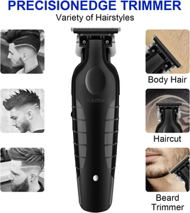Fabricant KEMEI Kit de <span class=keywords><strong>Tondeuse</strong></span> à Cheveux Électrique Professionnelle <span class=keywords><strong>Sans</strong></span> <span class=keywords><strong>Fil</strong></span> Rechargeable USB Km-2299 - Product Image 5