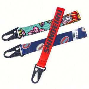 Airbus Cellphone Customized <b>Polyester</b> logo Adjustable <b>Lanyard</b> with Buckles - Product Image 2