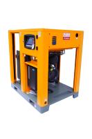 Compresseur d'air industriel à vis, moteur stationnaire refroidi par air, lubrifié, à aimant permanent, à fréquence variable, AOKFE 50HP 37KW