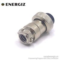 Conector de cable recto hembra GX16 Conectores circulares de enchufe de aviación de 5 pines Categoría de producto