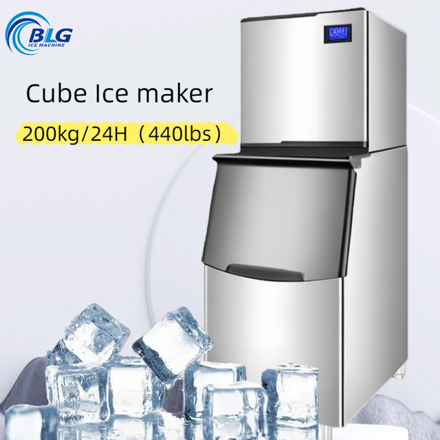 BLG Ice Maker 500kg Ice Making Machine Maquina De Hielo Industrial Commercial Ice Machine a Glacon Hielo Cubos Maquina De Gelo