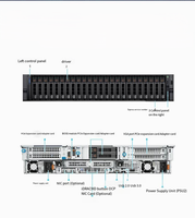 Serveur informatique en rack Dell R760 R750 haute performance pour l'IA, la virtualisation GPU, l'hébergement cloud et les serveurs d'entreprise pour centres de données