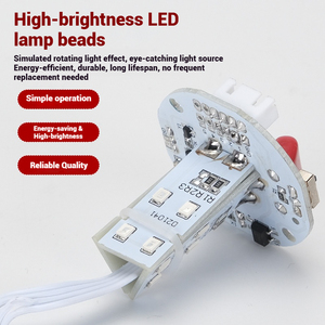 Vente en gros de feux d'avertissement tricolores pour machines-outils Feux de signalisation à LED haute brillance Dispositifs d'alarme stroboscopiques 90 dB - Product Image 3