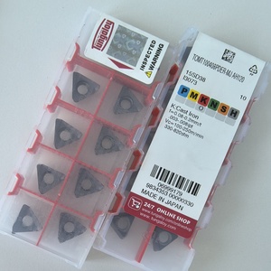 TOMT100408PDER-MJ AH120 TUNGALOYS Insertos Cuadrados de Carburo de Tungsteno para Torno CNC, Recubrimiento PVD CVD, Torneado Externo, 3 Años de Garantía, Japón - Product Image 4