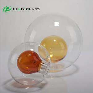 Abat-jour en verre soufflé ambré clair à double paroi OEM, lampes de plafond, style européen traditionnel moderne, fait main, respectueux de l'environnement - Product Image 6