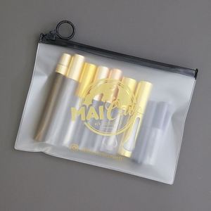 Sac de toilette de voyage en PVC transparent personnalisé avec fermeture éclair, idéal pour les cosmétiques – Vente en gros usine - Product Image 2