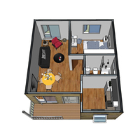 Plan de maison deux étages, maisons préfabriquées, conception de maison en bois