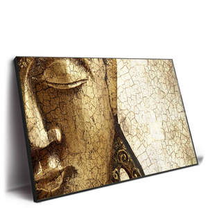 अमूर्त एचडी बुद्धा सिर कैनवास दीवार कला डेको डिजाइन वयस्क लक्षित दर्शकों की सजावट - Product Image 3