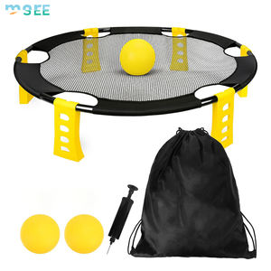SeeMore Ensemble de jeux de plage personnalisable avec logo, jeu de rebond, volley-ball de plage pour la famille, enfants et adultes, ensemble de Spike Ball, ballon de plage - Product Image 1