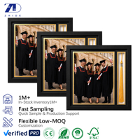 Cadre de diplôme A4, cadre de certificat, boîte à cadre effet ombre, vente en gros, cadeau de remise de diplôme personnalisé, porte-certificat, cadre photo 8,5x11, décoration murale