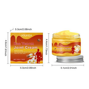 Crème de massage pour les articulations du corps à base de venin d'abeille biologique de haute qualité 50g Best-seller Crème apaisante pour les articulations Crème de soin des articulations - Product Image 5