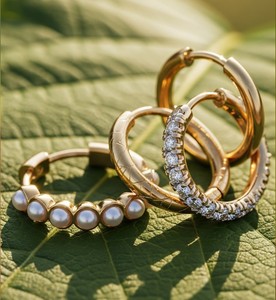 Pendiente de Aro <span class=keywords><strong>Plegable</strong></span> con Bisagra, Chapado en Titanio F136 PVD, Segmento de Cartílago, Septum, Clicker, Piercing para la Nariz - Product Image 1