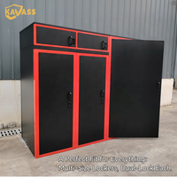 Casiers de rangement modulaires intelligents en acier KAVASS pour les espaces publics, les écoles, les gymnases