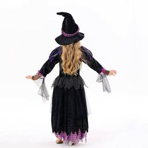 Disfraz de Bruja de Halloween de HP con Nuevo Diseño para Niñas, Vestido de Poliéster con Sombrero para Cosplay de TV/Película, Actuaciones en Escenario y Fiestas - Product Image 3