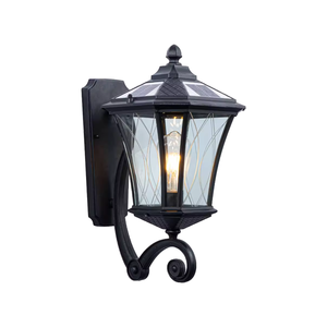 Wholesale Factory Price Modern Style Aluminum High Quality Solar Lantern Lamp Wall Mounted <strong>Vintage</strong> Outdoor Garden <strong>Light</strong> - Product Image 1