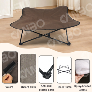 <span class=keywords><strong>Lit</strong></span> surélevé pour chien OEM pour chiens <span class=keywords><strong>de</strong></span> petite et moyenne taille, <span class=keywords><strong>lit</strong></span> pliable portable pour animaux <span class=keywords><strong>de</strong></span> compagnie, fabrication en usine - Product Image 4