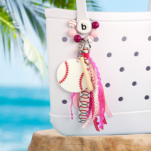 Креативные большие вставки для спортивных бейсбольных сумок: водонепроницаемые, экологичные, с мультяшными лентами, DIY-аксессуары, очаровательные декоративные элементы - Product Image 1