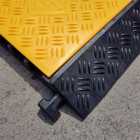 Protector de cable para exteriores de 5 CANALES, rampa de caída de velocidad, gestión de cables de 5 vías