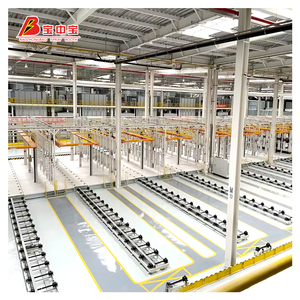 Ligne de production de <span class=keywords><strong>peinture</strong></span> robotisée automatique BZB Rail Trolley pour carrosseries de trains et de véhicules lourds, pulvérisation continue - Product Image 5