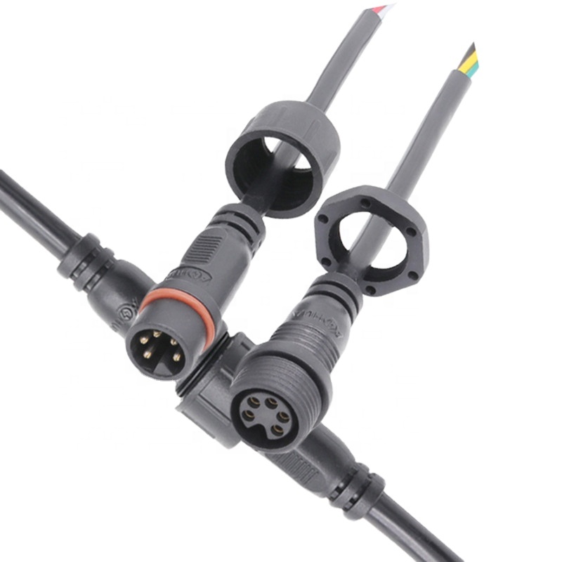 AOHUA штекер-Женский Тип панели 5-контактный кабель питания для уличного освещения ip65 Водонепроницаемый Электрический разъем для проводов