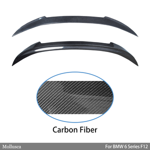 For 6 Series Convertible 2Door/F12 M6 V Style Carbon Fiber <b>Rear</b> <b>Spoiler</b> Trunk Wing 2011-2018 - Product Image 2