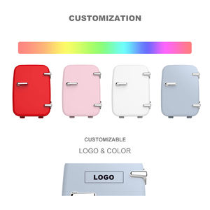 Vente flash réfrigérateur miniature pour cosmétiques et soins de la peau rétro coloré personnalisé portable AC DC 4L - Product Image 6