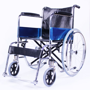 Equipo de fisioterapia Proveedores verificados Silla de ruedas de acero manual ligera para pacientes - Product Image 2