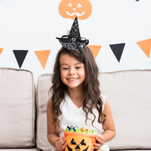 <span class=keywords><strong>Disfraz</strong></span> <span class=keywords><strong>de</strong></span> Halloween Cosplay fiesta Favor araña calabaza murciélago <span class=keywords><strong>bruja</strong></span> sombrero diadema - Product Image 5