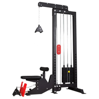 Équipement de musculation professionnel en acier multifonctionnel : Crossover à câbles, Lat Pulldown, Rameur vertical, Rack de fitness