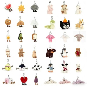 Llavero Colgante Jellycat JC con las Tres Etiquetas y Sello de Acero, Peluche Gilly Cat <span class=keywords><strong>Barcelona</strong></span> Bear, Material de Fibra de Poliéster - Product Image 3