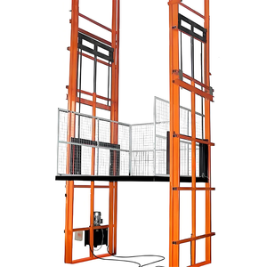 Elevador Eléctrico de Carga, Plataforma Elevadora de Mercancías para Almacenamiento y Uso Industrial, Plataforma Elevadora de Mercancías para Almacenes Pequeños - Product Image 1