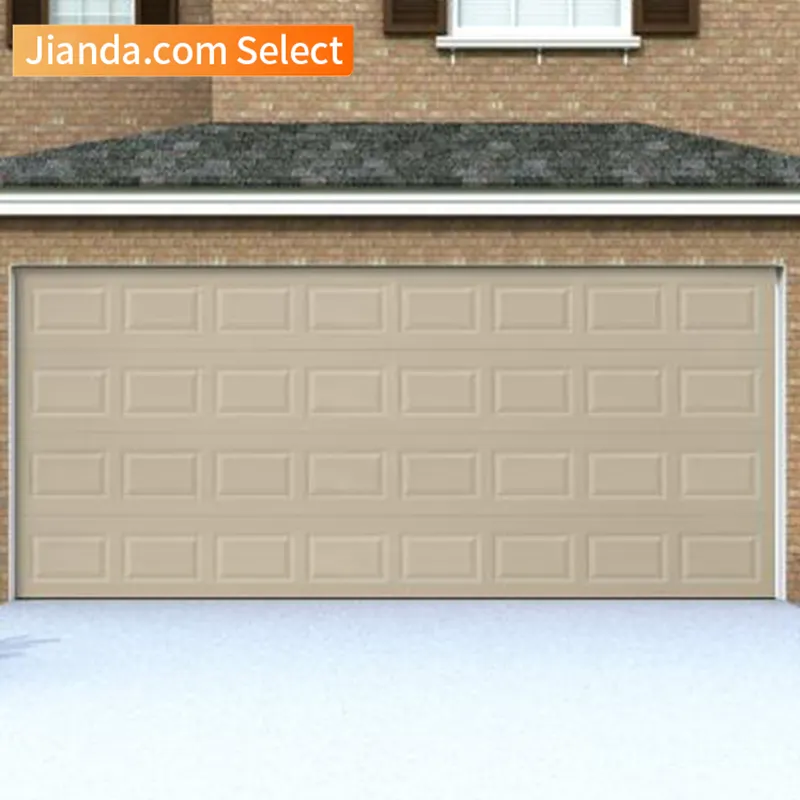 Residential porta de garagem Insulated Wood Color Garage Door With Low Price