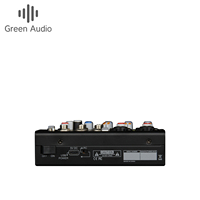 GreenAudio MQ4 Mixeur portable pour diffusion en direct avec interface OTG, effets DSP 24 bits et fonction de bouclage pour l'enregistrement de podcasts