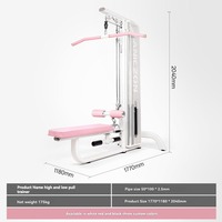 Máquina de Cable Cruzado Multifuncional Comercial para Gimnasio, Equipo de Fitness, Venta Caliente de Fábrica