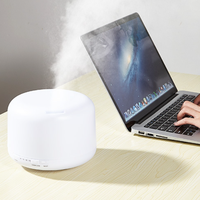 Humidificateur d'air domestique en gros d'usine, diffuseur d'arômes d'huiles essentielles, humidificateur à forte production de brume 500 ml