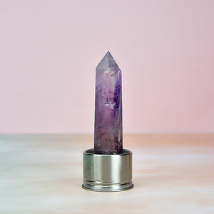 Bouteille d'eau à couvercle en cristal d'élixir <span class=keywords><strong>de</strong></span> bambou avec pointe en cristal naturel bouteille d'énergie <span class=keywords><strong>de</strong></span> baguette d'obélisque <span class=keywords><strong>de</strong></span> guérison - Product Image 3