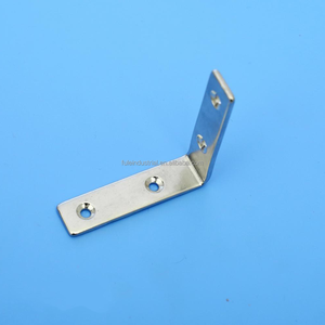 قوس أجهزة معدني للاستخدام الشاق من الفولاذ المقاوم للصدأ 316 بزاوية 90 درجة للزاوية اليمين على الحائط على شكل حرف L قوس رف بزاوية 4 فتحات - Product Image 3