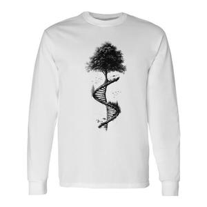 T-shirt à manches longues avec motif d'arbre, symbole de la nature, artistique, graphique, surréaliste - Product Image 1