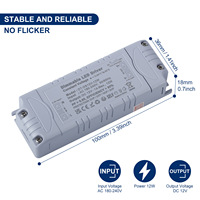 Tension constante 12V 24V Dali Gradation Alimentation 12W 30W 60W 80W 100W Dali Dimmable Led Driver pour Led Bar Light