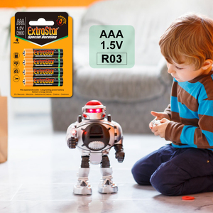 48 pezzi AAA dimensioni zinco carbonio batterie, 1.5V 400mAh, per telecomandi, orologi, giocattoli, e altri dispositivi di scarico basso - Product Image 2