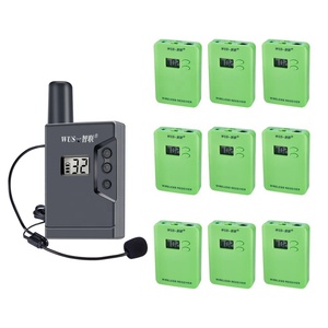 Système de guide touristique sans fil au prix d'usine <span class=keywords><strong>en</strong></span> Chine, 2 émetteurs + 20 récepteurs pour les petits groupes de touristes - Product Image 3
