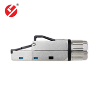 Connecteur RJ45 sans outil Cat6A/6/5E FTP STP pour terminaison sur site, idéal pour le câblage réseau et l'assemblage de cordons de brassage