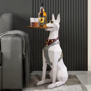Décoration d'intérieur nordique personnalisée en gros : Grande palette pour chien, cadeau créatif, statues et sculptures de chien pour la décoration de la maison - Product Image 4