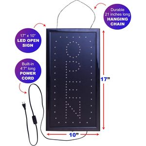 Vertical OPEN LED advertising billboard photo paper creative shape wall decoration <b>light</b> shop sign display <b>board</b> Customized plug - Product Image 4