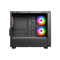Nouvel arrivage de coque d'ordinateur de jeu de bureau Hd Usb3.0 MATX avec design en grain de bois pour ordinateur de bureau
