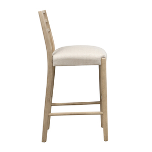 Modern Adjustable Bar <b>Stool</b> <b>with</b> Ladder <b>Back</b> Set of 2-Iron Base for Home Bar & Commercial Use - Product Image 3